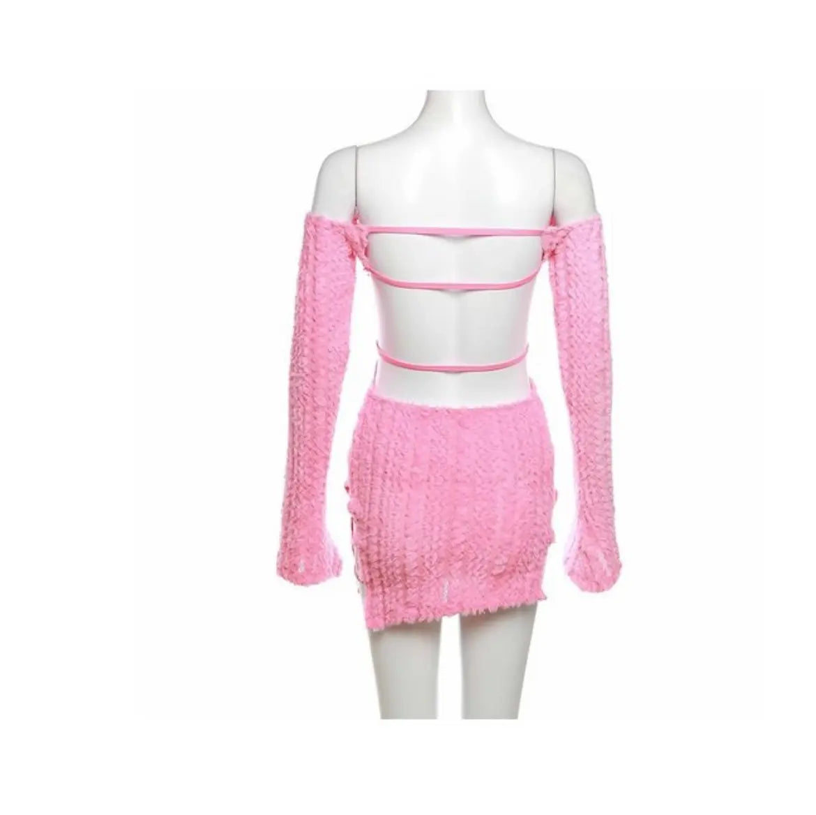 MALIBU Off Shoulder Knit Dress