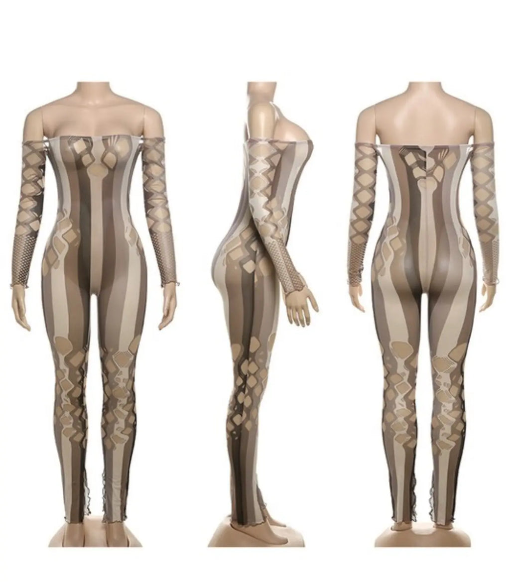 KAYSHA Off The Shoulder Jumpsuit