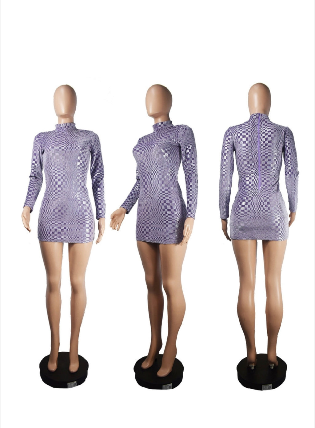 GIGI Round Neck Bodycon Dress