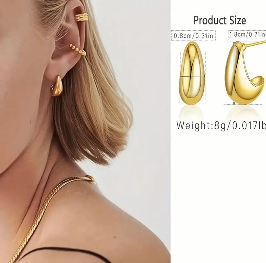 GOLDIE Gold Plated Earrings