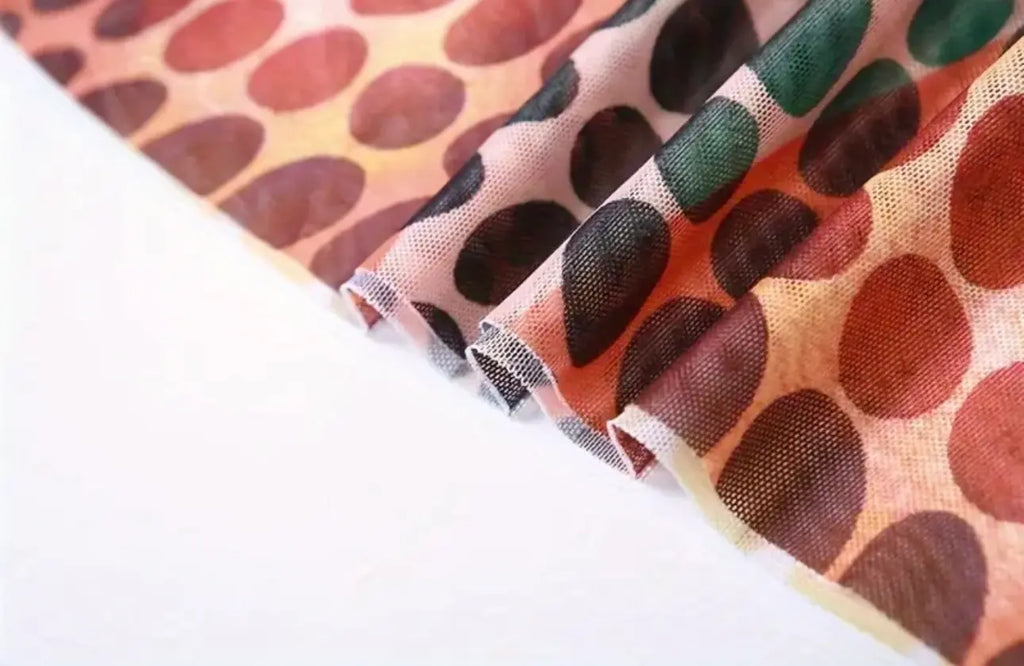 SAFARI Mesh Print Bodycon Set - Mini Skirt And Top
