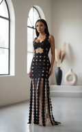 BODACIOUS Asymmetric Contrast Dress