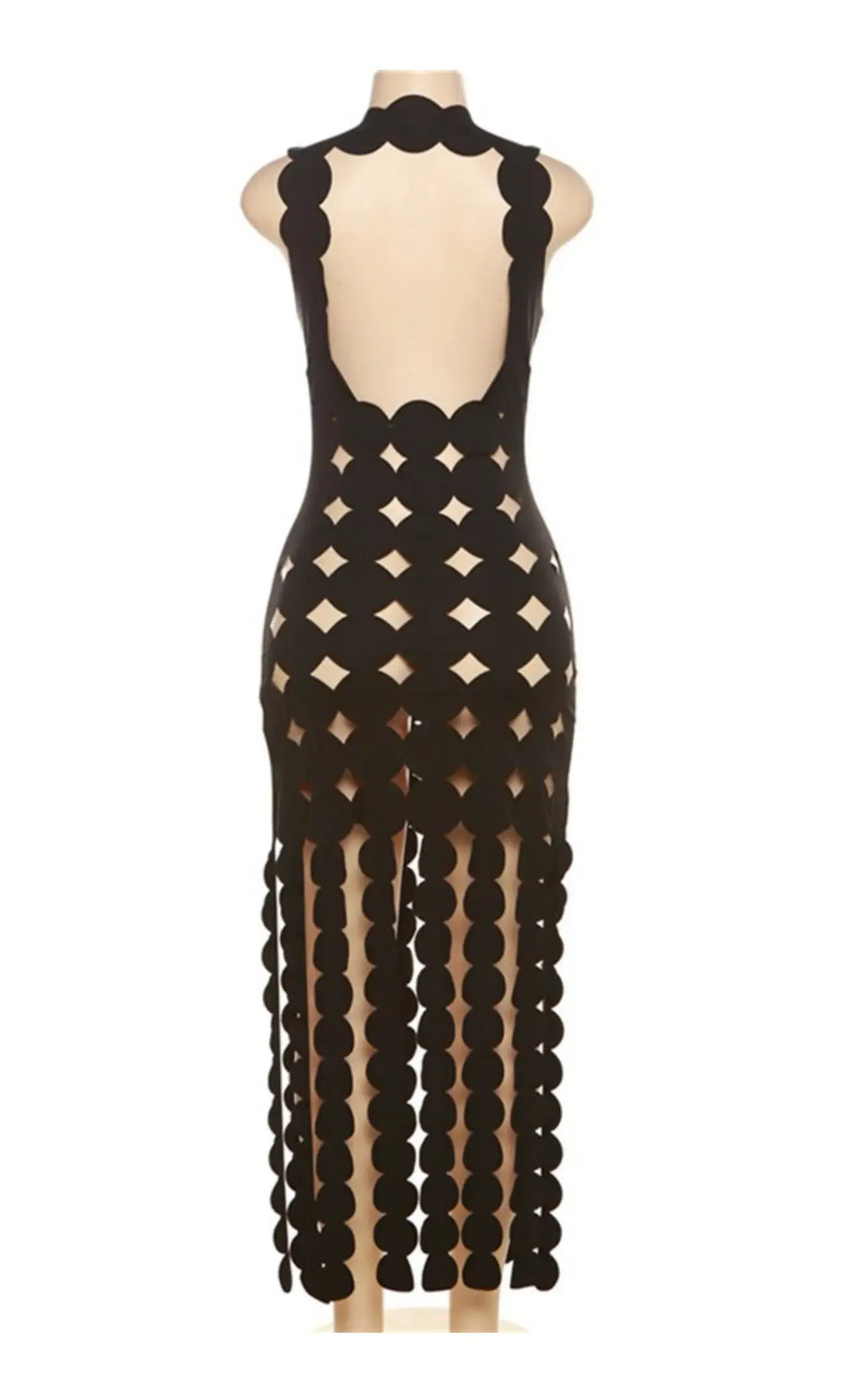 BODACIOUS Asymmetric Contrast Dress