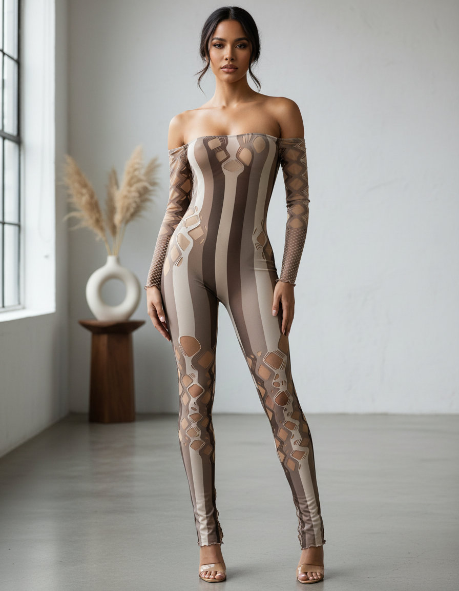 KAYSHA Off The Shoulder Jumpsuit