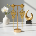 NEFERTITI Goddess Gold Plated Earrings