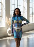 SAPPHIRE 2-Piece Printed Bodycon Set